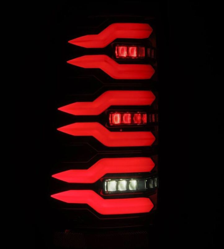 AlphaRex 99-06 Chevrolet Silverado/99-06 GMC Sierra LUXX-Series LED Tail Lights - Black - B2B Diesel & Gas Service