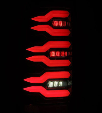 AlphaRex 99-06 Chevrolet Silverado/99-06 GMC Sierra LUXX-Series LED Tail Lights - Black - B2B Diesel & Gas Service