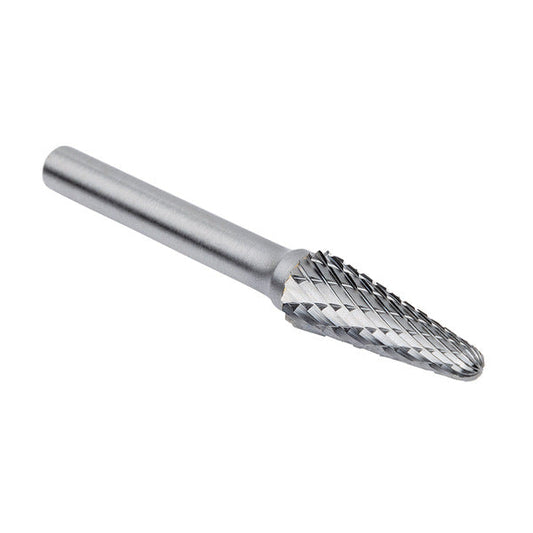 Carbide Burr SL-3 3/8X1-1/16X1/4 Dbl Cone 
