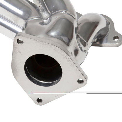 BBK 99-04 GM Truck SUV 4.8 5.3 Shorty Tuned Length Exhaust Headers - 1-3/4 Silver Ceramic - B2B Diesel & Gas Service