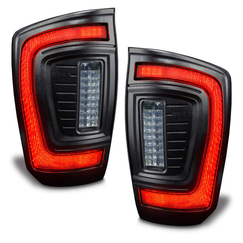 Oracle Lighting 16-23 Gen 3 Toyota Tacoma Black Series Flush Style LED Tail Lights - B2B Diesel & Gas Service