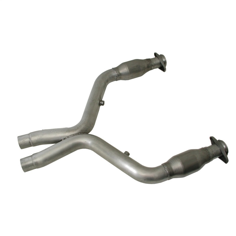 BBK 11-14 Mustang 5.0 Short Mid X Pipe With Catalytic Converters 3.0 For BBK Long Tube Headers - B2B Diesel & Gas Service