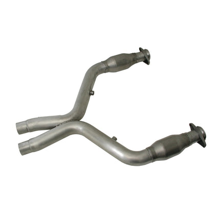 BBK 11-14 Mustang 5.0 Short Mid X Pipe With Catalytic Converters 3.0 For BBK Long Tube Headers - B2B Diesel & Gas Service