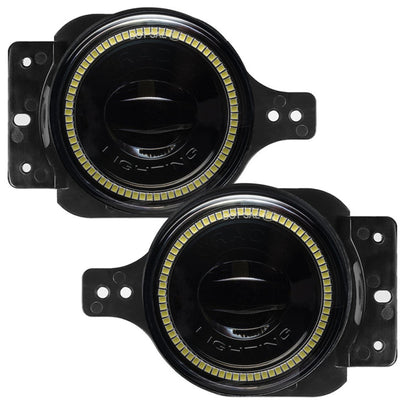 Oracle Jeep Wrangler JL/Gladiator JT Sport High Performance W LED Fog Lights - White - B2B Diesel & Gas Service