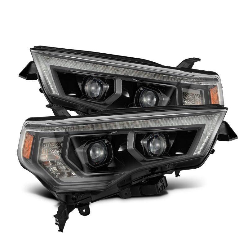 AlphaRex 14-20 Toyota 4Runner LUXX LED Proj Headlights Black w/Activ Light/Seq Signal/DRL - B2B Diesel & Gas Service