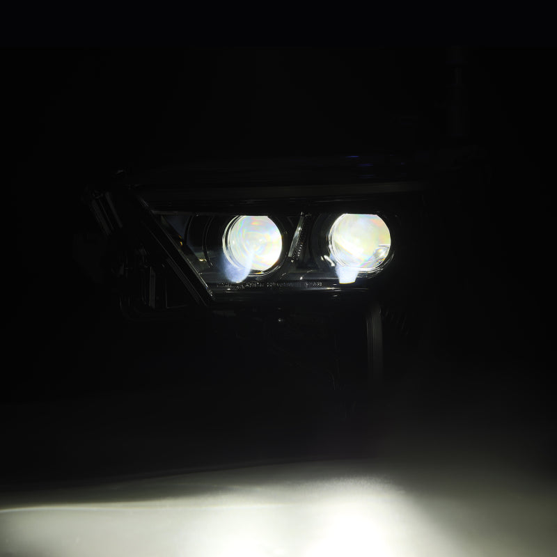 AlphaRex 22-23 Toyota Tundra LUXX-Series Headlights Alpha-Black w/Amber DRL - Req 810029 OR 810030 - B2B Diesel & Gas Service