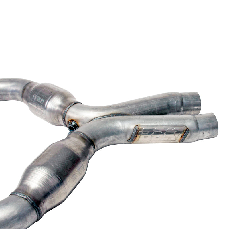 BBK 05-10 Mustang 4.6 Short Mid X Pipe With Catalytic Converters 2-3/4 For BBK Long Tube Headers - B2B Diesel & Gas Service