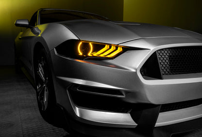 Oracle Lighting 18-23 Ford Mustang Dynamic ColorSHIFT LED Headlights - Black Series - B2B Diesel & Gas Service