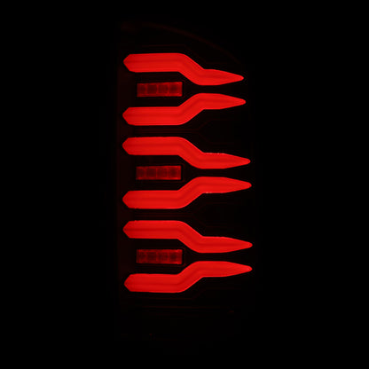 AlphaRex 02-06 Dodge Ram 1500/03-06 Dodge Ram 2500+3500 Luxx-Series LED Tail Lights (Pair) Black - B2B Diesel & Gas Service