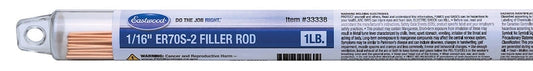 Eastwood 1/16 Inch ER70S-2 Filler Rod 1LB - ER70S2-063-01T 