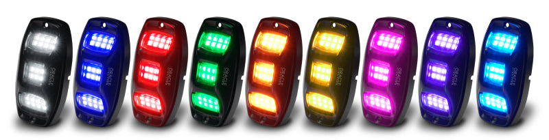 Oracle Underbody RGB+W Wheel Well Rock Light Kit - 4 PCS - ColorSHIFT - B2B Diesel & Gas Service