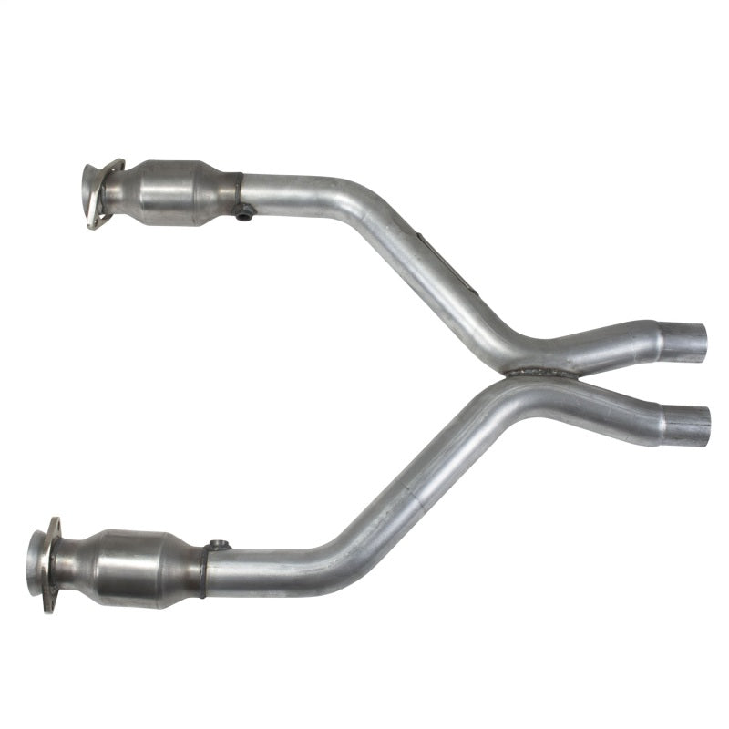 BBK 11-14 Mustang 3.7 V6 Short Mid X Pipe With Catalytic Converters 2-1/2 For BBK Long Tube Headers - B2B Diesel & Gas Service