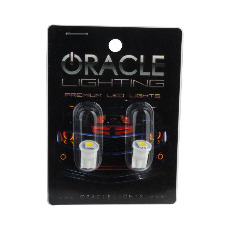 Oracle T10 1 LED 3-Chip SMD Bulbs (Pair) - Cool White - B2B Diesel & Gas Service