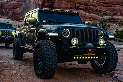 Oracle Jeep Wrangler JL/Gladiator JT Integrated Windshield LED Light Bar System - B2B Diesel & Gas Service