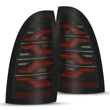 AlphaRex 05-15 Toyota Tacoma LUXX LED Taillights Blk/Red w/Activ Light/Seq Signal - B2B Diesel & Gas Service