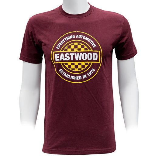 Eastwood Everything Automotive Checker Maroon T-Shirt XL 