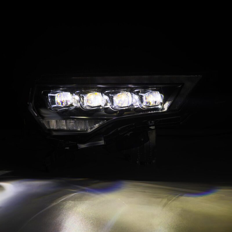 AlphaRex 14-22 Toyota 4Runner (2021 Req. Conv) NOVA LED Proj HL Blk w/Actv Light & Seq. Sig + SB DRL - B2B Diesel & Gas Service