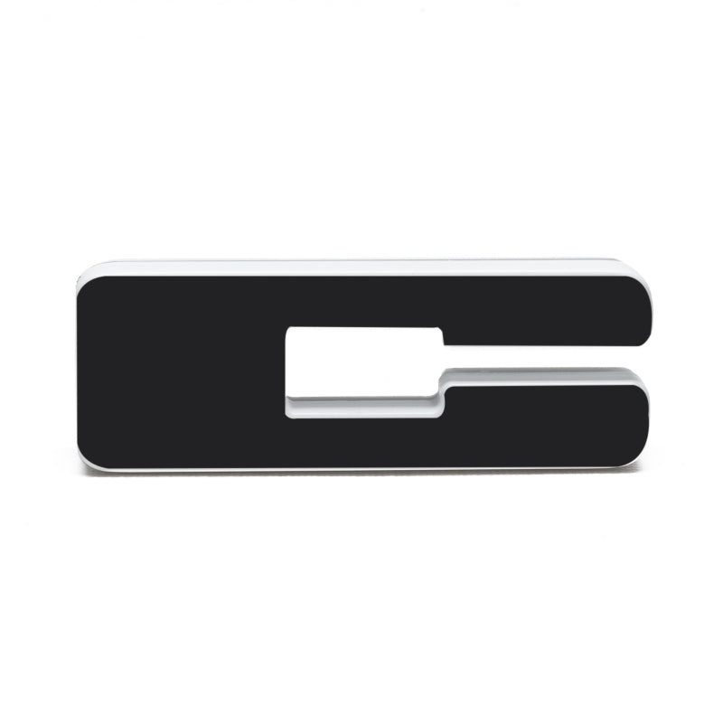 ORACLE Lighting Universal Illuminated LED Letter Badges - Matte Blk Surface Finish - C - B2B Diesel & Gas Service