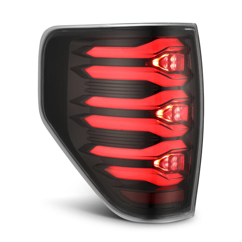 AlphaRex 09-14 Ford F150 LUXX LED Taillights - AlphaBlack Housing - B2B Diesel & Gas Service