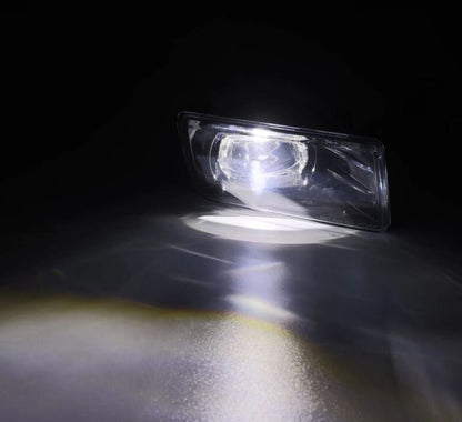 AlphaRex 07-13 Chevrolet Silverado/04-17 Tahoe DoubleTap Dual Color LED Proj Fog Lights - Wt/Ambr - B2B Diesel & Gas Service