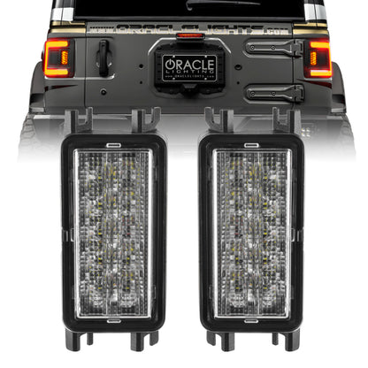 Oracle 2018+ Jeep Wrangler JL Dual Function Reverse LED Flush Taillight - Amber/White - B2B Diesel & Gas Service