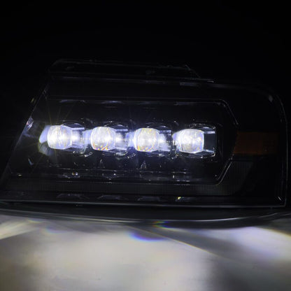 AlphaRex 04-08 Ford F-150 (No 2004 Heritage) NOVA-Series LED Proj HL Chrome w/Actv Light / Seq. Sig - B2B Diesel & Gas Service