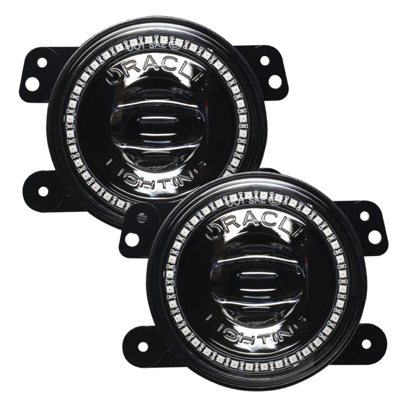 Oracle Jeep Wrangler JK/JL/JT High Performance W LED Fog Lights - ColorSHIFT - Dynamic - B2B Diesel & Gas Service