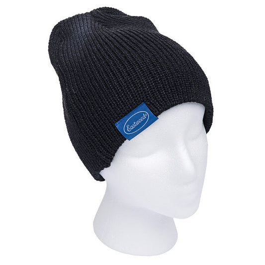 Eastwood Black Beanie Knit Hat 