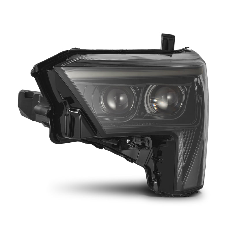 AlphaRex 22-23 Toyota Tundra LUXX-Series Headlights Alpha-Black w/Amber DRL - Req 810029 OR 810030 - B2B Diesel & Gas Service