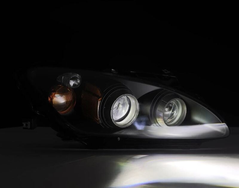 AlphaRex 99-09 Honda S2000 LUXX-Series Projector LED Headlights - Black - B2B Diesel & Gas Service