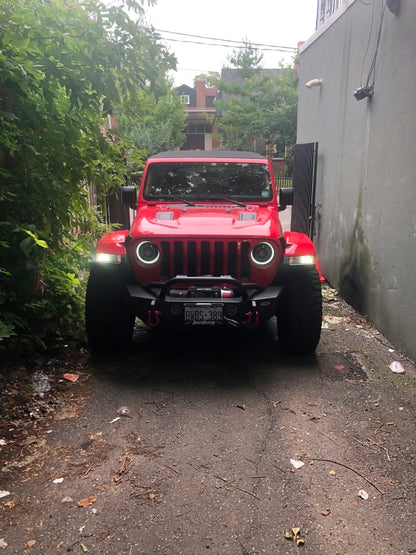 Oracle Jeep Wrangler JL Oculus Bi-LED Projector Headlights- Graphite Metallic - 5500K - B2B Diesel & Gas Service