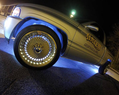 Oracle LED Illuminated Wheel Rings - ColorSHIFT - 15in. - ColorSHIFT No Remote - B2B Diesel & Gas Service