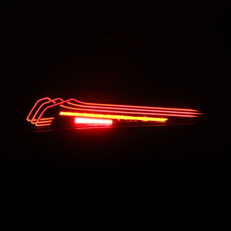 AlphaRex 20-24 Toyota Supra LUXX-Series Laser Style LED Tail Lights Black-Red - B2B Diesel & Gas Service