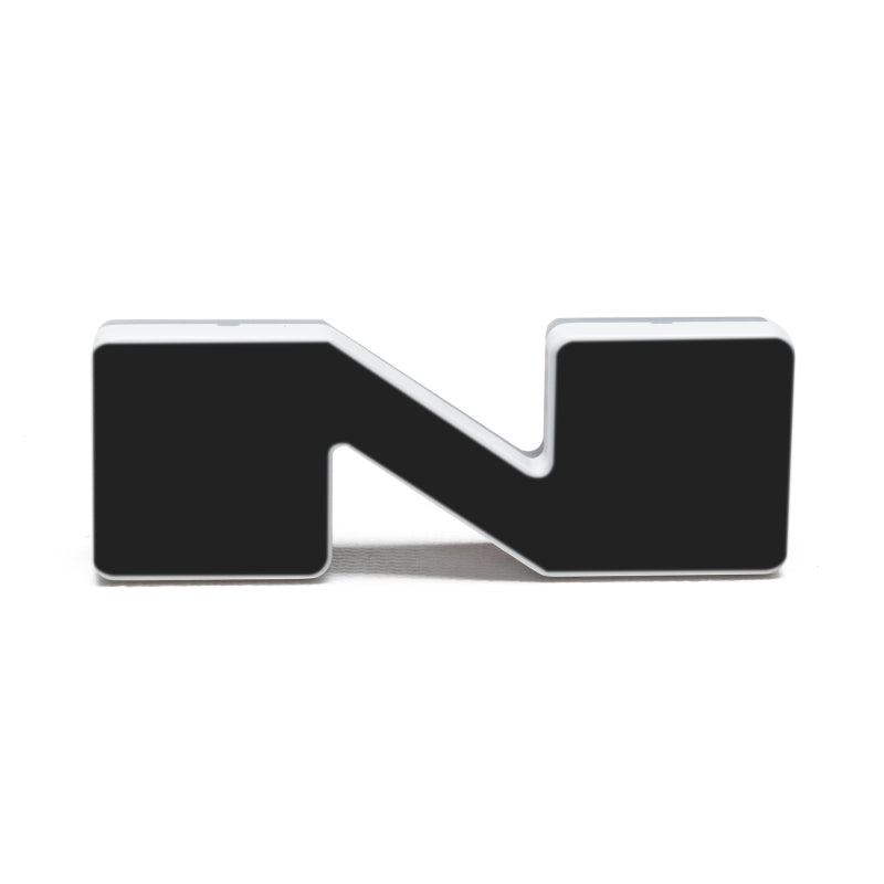 ORACLE Lighting Universal Illuminated LED Letter Badges - Matte Blk Surface Finish - N - B2B Diesel & Gas Service