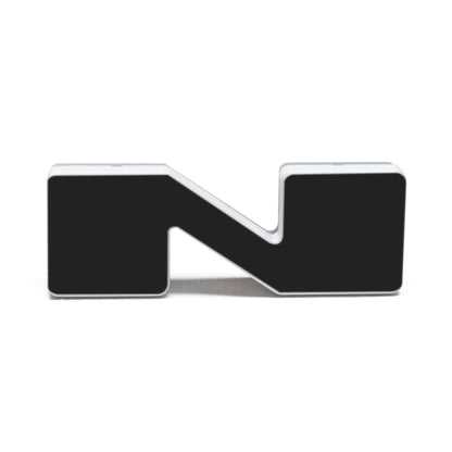 ORACLE Lighting Universal Illuminated LED Letter Badges - Matte Blk Surface Finish - N - B2B Diesel & Gas Service