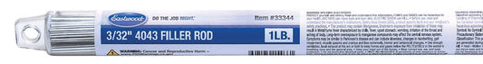 Eastwood 3/32 Inch 4043 Filler Rod 1 LB - ER4043-094-01T 