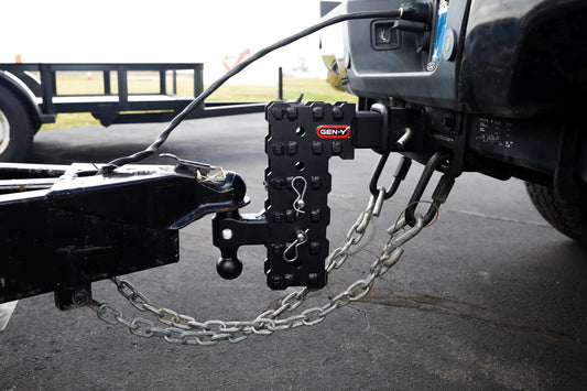 PHANTOM-X 2.5" Solid Shank 5" Drop 1.6K TW 16K Hitch & GH-051 Dual-Ball Mount GH-2413X - B2B Diesel and Gas Service