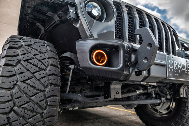 Oracle Jeep Wrangler JK/JL/JT High Performance W LED Fog Lights - w/o Controller - B2B Diesel & Gas Service