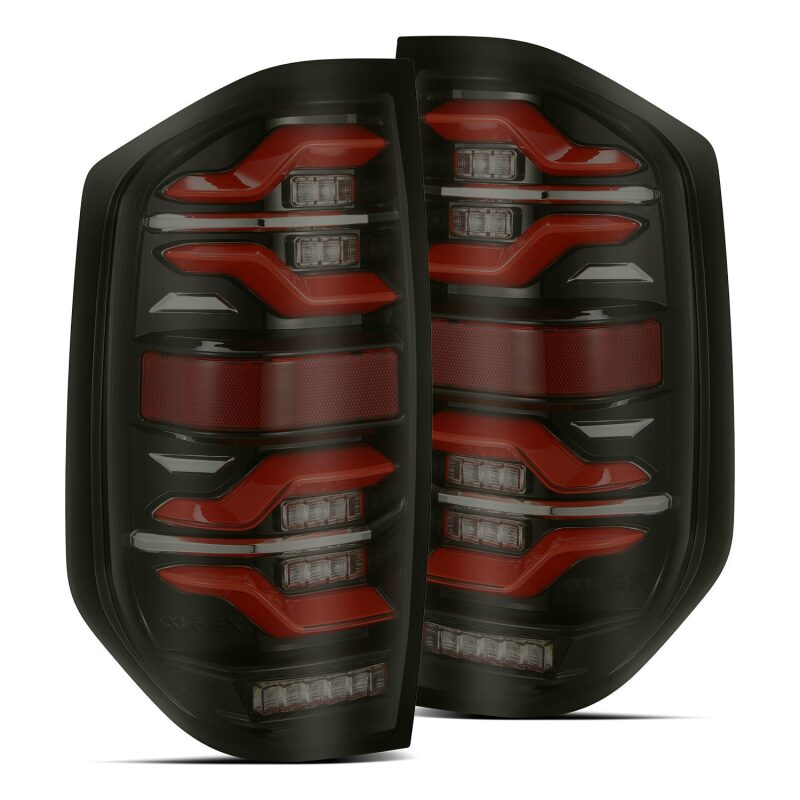 AlphaRex 14-21 Toyota Tundra LUXX LED Taillights Black/Red w/Activ Light/Seq Signal - B2B Diesel & Gas Service