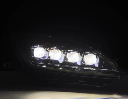 AlphaRex 99-09 Honda S2000 NOVA-Series Projector LED Headlights - Alpha-Black - B2B Diesel & Gas Service