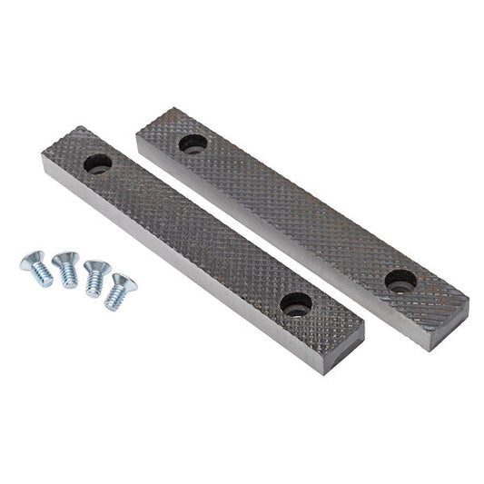Yost 906-HV-AS-SJ 6 Inch Wide Replacement Serrated Jaws For 906-HV-AS High Visibility Bench Vise 