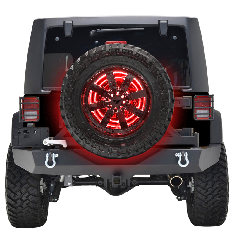 Oracle LED Illuminated Wheel Ring 3rd Brake Light - Red - B2B Diesel & Gas Service