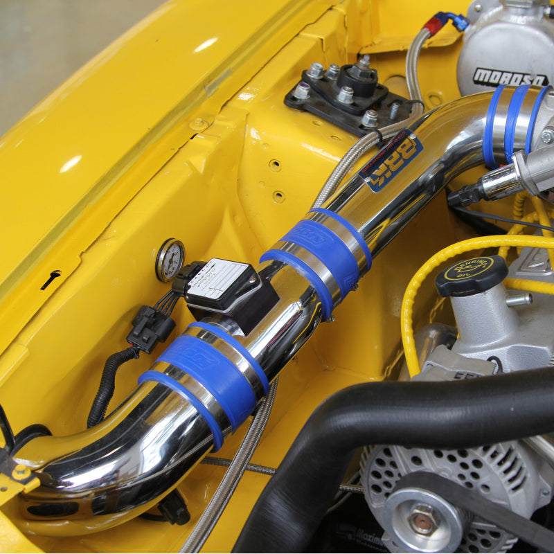 BBK 86-93 Mustang 5.0 Cold Air Intake Kit - Fenderwell Style - Chrome Finish - B2B Diesel & Gas Service