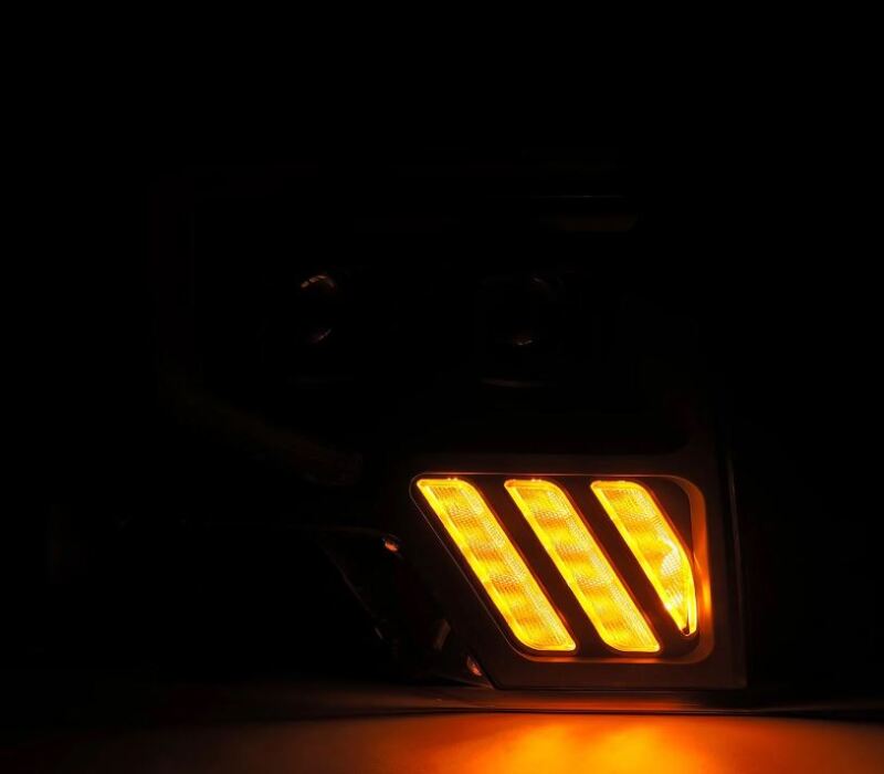 AlphaRex 09-14 Ford F-150 PRO-Series Projector Headlights Plank Style Black w/Activ Light/Seq Signal - B2B Diesel & Gas Service