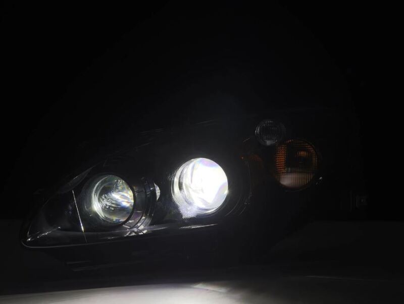 AlphaRex 99-09 Honda S2000 LUXX-Series Projector LED Headlights - Alpha-Black - B2B Diesel & Gas Service