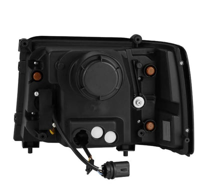 AlphaRex 92-96 Ford F-Series/Bronco NOVA-Series LED Proj Headlight Alpha-Bk w/Actv Light SS & SBDRL - B2B Diesel & Gas Service