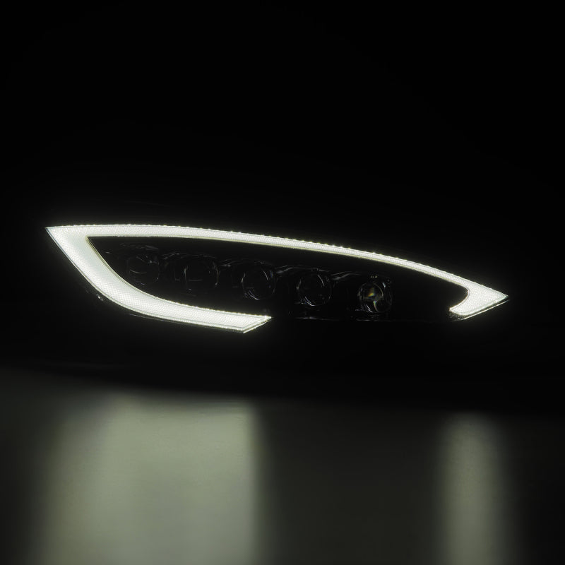 AlphaRex 12-21 Tesla Model S NOVA LED Proj Headlights Alpha-Black w/Actv Light & Seq.Sig / SB DRL - B2B Diesel & Gas Service