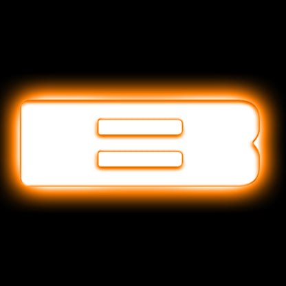 ORACLE Lighting Universal Illuminated LED Letter Badges - Matte Wht Surface Finish - B - B2B Diesel & Gas Service