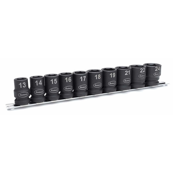 Eastwood 1/2 Inch Metric Shallow 10 Piece Impact Socket Set 