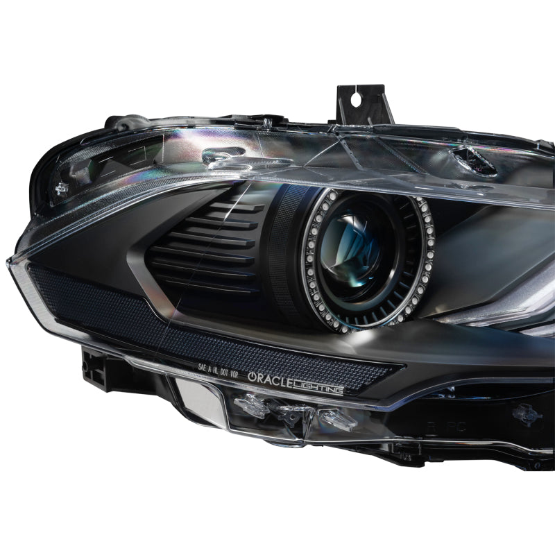 Oracle Lighting 18-23 Ford Mustang Dynamic ColorSHIFT LED Headlights - Black Series - B2B Diesel & Gas Service